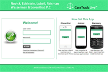 Tablet Screenshot of casetracklive.com